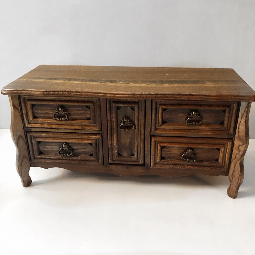 Jewelry Box Vintage Wood